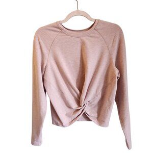 Lululemon Shirt 4 Pink Women's Tuck & Gather Pullover Soft Sweatshirt Crew